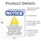 Signmission Safety Culture Sign, 12 in Width, Vinyl Decal, Rectangle OS-2PACK-NS-D-1218-V-12813 - alternate 6